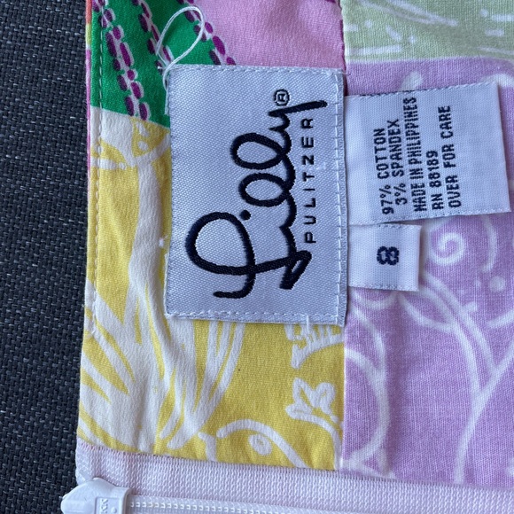 SOLD—-Lilly Pulitzer SKORT SIZE 8 multicolor - Picture 6 of 6